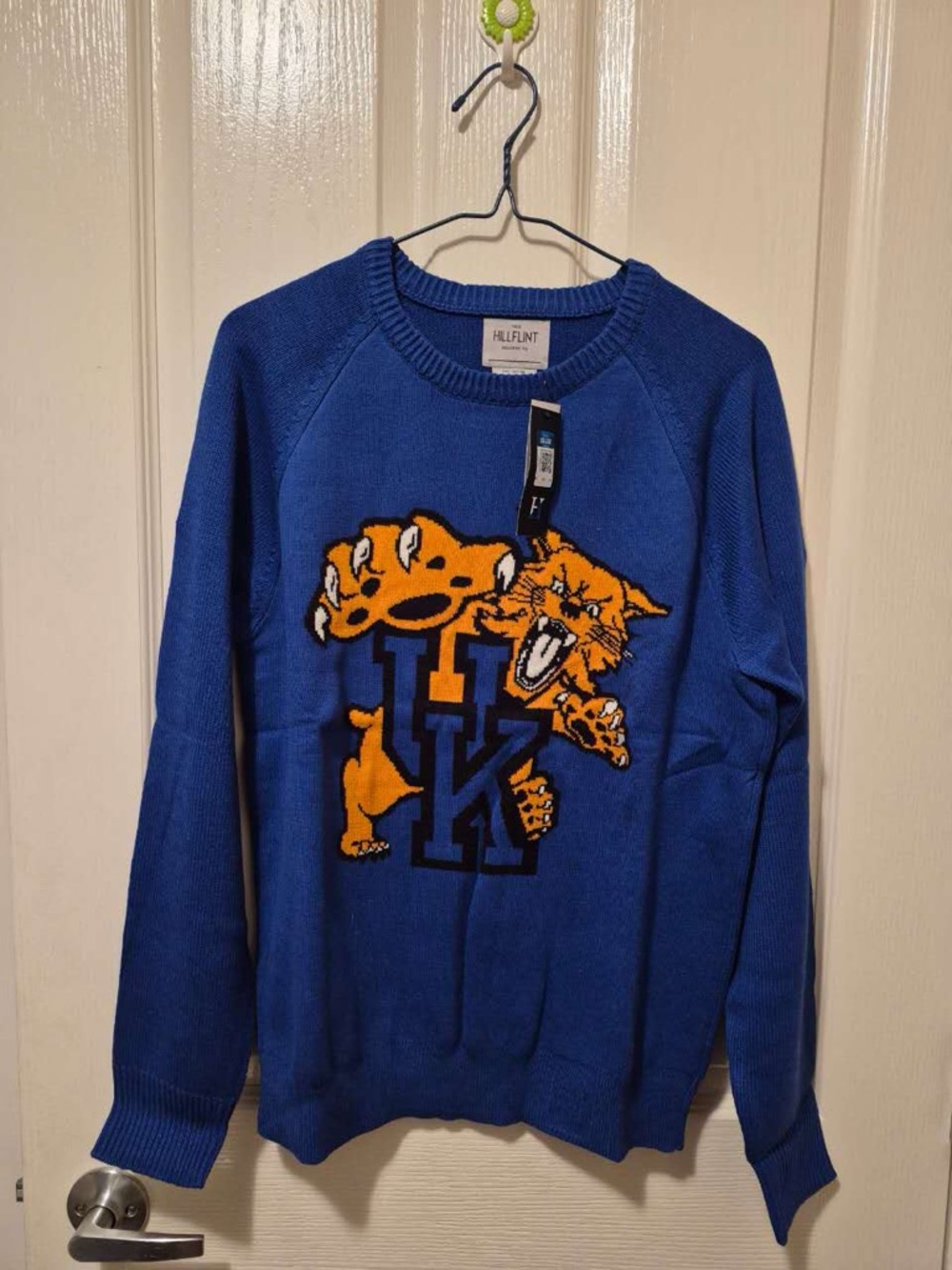 🔥 NWT Hillflint x Kentucky Wildcats Mascot Sweater XL for men or women